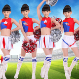 比赛啦啦操服装足球宝贝啦啦队服装儿童男女款啦啦队服装裙装裤装