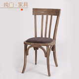 原单出口法国餐椅/美式/法式乡村风格橡木椅/外贸高档实木餐厅椅