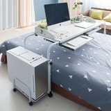 宜家懒人笔记本电脑桌台式家用床上用简易移动升降简约双人书桌子