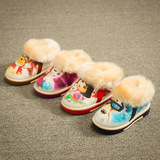 2015冬季潮款韩版儿童雪地靴女童鞋靴子短靴冰雪奇缘棉靴朵拉潮鞋