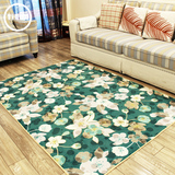 中式花卉中国风客厅大地毯美式地毯沙发茶几卧室床边家用地垫