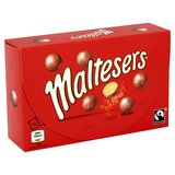 英国进口Maltesers麦丽素麦提沙香浓牛奶夹心脆心巧克力120g盒装