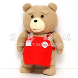 上海现货 日本直送 人气电影 泰迪熊 红色围裙款 大号毛绒公仔