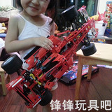 得高法拉利F1赛车拼插积木汽车组装机械模型跑车男孩儿童益智玩具