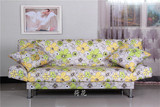 简约沙发实木布艺可折叠单人双人三人1.2 1.5 1.8米多功能沙发床