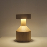 本来设计 原创木质LED台灯 卧室床头灯创意装饰台灯实木质可调光