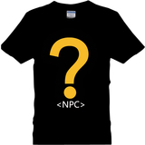 魔兽争霸T恤dota魔兽世界个性问号感叹号男女装半袖短袖潮T恤NPC