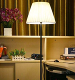 遥控LED落地灯美式简约木制创意个性书房客厅卧室灯