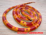 包邮仿真蛇玩具田蛇眼镜蛇假蛇模型软胶蛇整蛊吓人整人道具1.38米