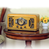 唐典 好音质木质复古收音机老人台式FM仿古木质老式半导体收音机