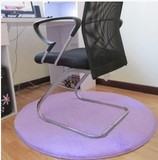 现货正圆形丝毛地毯吊椅藤椅地毯客厅书房圆形地垫电脑椅垫可定制
