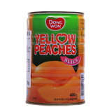 【天猫超市】韩国进口东远黄桃水果罐头400g 烘焙 休闲零食