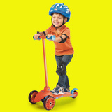 【天猫超市】美国小泰克儿童滑板车  三轮脚踏车滑轮车 橙色