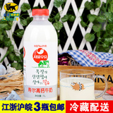 【3瓶包邮】韩国牛奶进口 寿尔牧场新鲜牛奶孕妇奶1L冷藏送 4/8