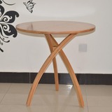 楠竹可折叠桌方桌圆桌简易餐桌便携实木实用型桌子户外饭