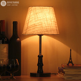 特价时尚创意简约美式环保木质卧室床头书房客厅调光装饰台灯T012