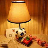 创意时尚熊猫小台灯卧室床头温馨卡通可爱暖光儿童台灯女个性礼物