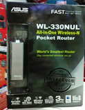 正品特价包邮 ASUS 华硕 WL-330NUL wifi无线路由器 小巧便携路由