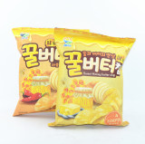 韩国进口零食 九日牌蜂蜜黄油味薯片 土豆片 膨化办公休闲 60g