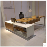 2015新款班台办公桌 钢架组合1.8米经理主管桌 简约现代老板桌