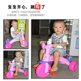 儿童三轮车脚踏车三轮车加大车轮宝宝童车简易加大座椅三轮自行车