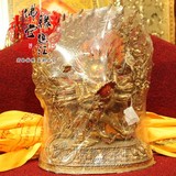 进口 尼泊尔紫铜全鎏金 佛像 普巴金刚护法像（双身）高1尺