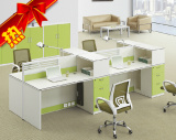 热销上海办公家具板式4人位办公桌椅屏风工作位简约员工桌电脑桌