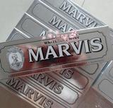 香港代购意大利玛尔斯 marvis美白薄荷牙膏75g 美白款