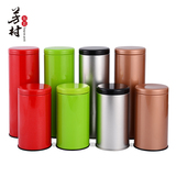 茶叶罐包装盒金属绿茶铁罐定制批发通用龙井密封马口铁罐子不锈钢