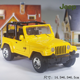 仿真声光Jeep牧马人敞篷越野车吉普车合金回力儿童玩具小汽车模型