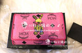 【需代购】韩国乐天免税店代购专柜正品 MCM粉红兔子中长款钱包