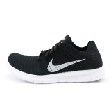 耐克NIKE FREE RN FLYKNIT16款男子赤足黑白运动跑步鞋831069-001