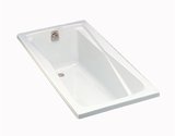 正品科勒亚克力浴缸K-1510T-0欧格拉斯简约1.5米嵌入式家用小浴缸