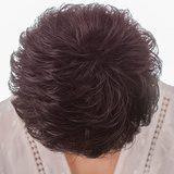 发短发短卷发妈妈假发中老年假发超薄透气化疗假发女短发秀迪假