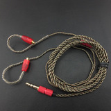发烧级镀银耳机线材DIY维修更换升级舒尔se215 se535 ue900耳机线
