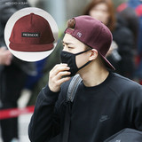 【代购】EXO SUHO金俊勉 同款 韩国潮牌Freiknock logo平沿棒球帽