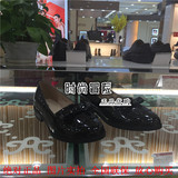 Tata/他她女鞋2016春漆皮浅口蝴蝶结平跟女单鞋2I2B1专柜正品代购