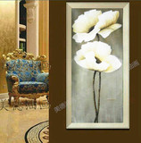 花卉油画花开富贵客厅餐厅卧室欧式手绘风景抽象闺房家居装饰画