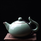 新款龙泉青瓷功夫茶壶单壶陶瓷茶具泡茶壶耐高温玻璃汝窑紫砂茶壶