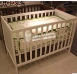 宜家代购桑维 婴儿床坐卧两用婴儿床 实木床 婴幼儿床架