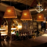 美式复古餐厅吊灯咖啡厅纸蜂窝裸蛹吊灯创意个性酒吧台纸艺术灯具