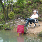 正品欧式钓鱼椅子折叠可躺多功能钓台筏钓椅便携凳子渔具垂钓用品