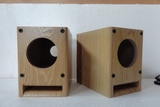 4寸音箱空箱全频箱体木质箱体胆机全频喇叭用迷宫木皮音箱/1对