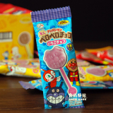 日本进口糖果 不二家面包超人水果味棒棒糖 护齿糖10g 休闲零食品