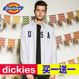 Dickies2016春季新款男士字母长袖衬衫男装潮休闲衬衣161M20WD11