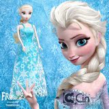 冰雪奇缘娃娃玩具艾莎安娜Frozen迪士尼公主套装礼盒女孩芭比公仔