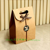 zakka复古手提包装礼品盒/洋果子麻糬包装纸盒/牛轧糖饼干打包盒