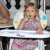 婴幼儿童餐椅 宝宝餐椅 实木 吃饭椅子 可调节高度 变书桌