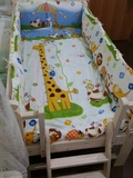 纯棉儿童床围 宝宝婴儿床围 婴儿童床上用品四件套全棉可拆洗定做