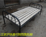 铁床单人床单层床1.2米1.5米铁架床员工宿舍床双人床单层铁床订做